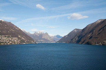 Lugano lake