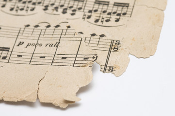 Naklejka premium spartito musicale