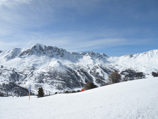 Haut de piste &agrave; Vars
