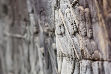 Carving at Angkor Thom