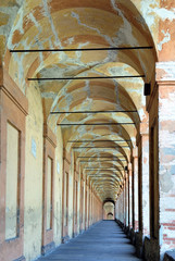 Italy, Bologna antique San Luca portico