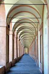Italy, Bologna antique San Luca portico