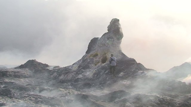 Arbeit im aktiven Vulkan, Erta Ale  Ethiopien