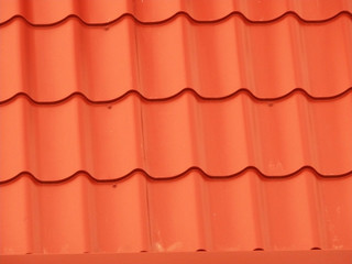 red roof tiles
