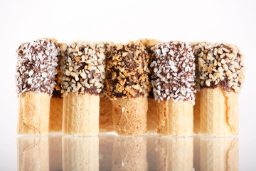 stack of waffle tubules
