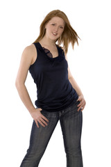Fototapeta premium beautiful redhead