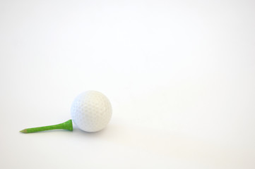 Golf tee e pallina