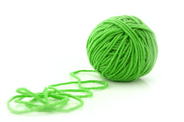 Ball of green threads