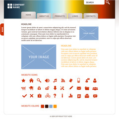 webdesign template for your company