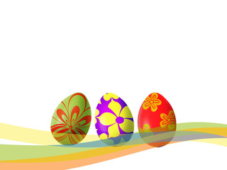 Bunte Ostereier,Ostern