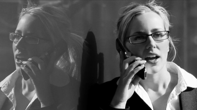 Businesswoman & Technology