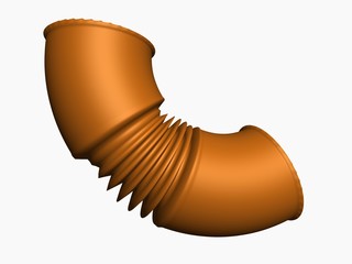3d rendered hose