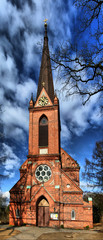 Fototapeta na wymiar Kirche Alsterdorf HDR