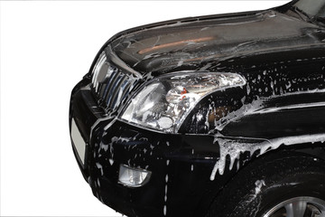 washing car