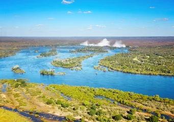 Foto op Aluminium Zambezi river and Victoria Falls © Dmitry Pichugin