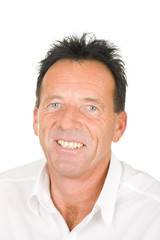 Obraz premium portrait of a middle aged smiling man