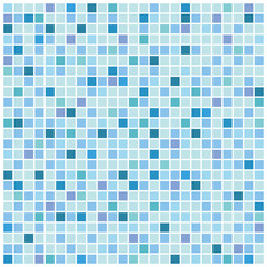 Blue mosaic background
