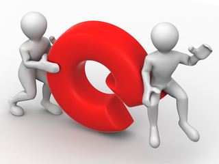 Two men with Refresh symbol