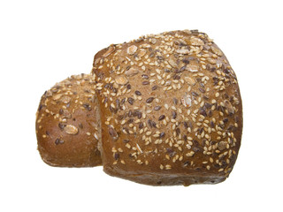 Bread isolated on a white background