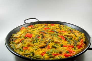 Vegetarian Paella - Spanish rice