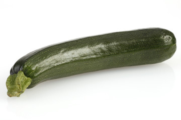 Zucchini on white