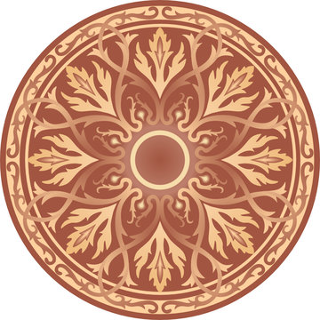 Symbolic Celtic Circle with detailed Ornaments - Vector Image