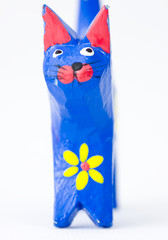 Close-up of painted cat 3