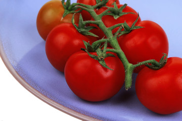 tomatoes on dish