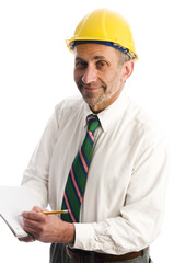 contractor writing estimate project