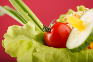 Fresh vegetables.