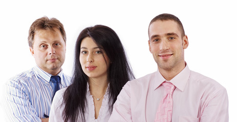 Young business people