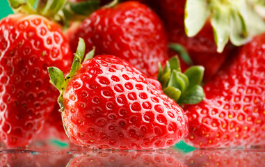 .Fresh and tasty strawberries