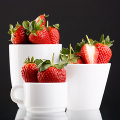 .Fresh and tasty strawberries