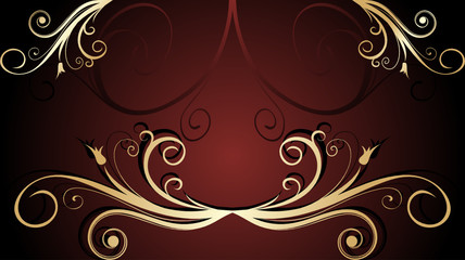 gold vintage background