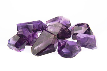 Amethyst Crystal Polished Freeforms © Pedlar