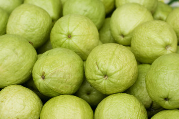 Guavas on a market stall
