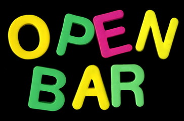 open bar