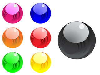 shiny glossy orb icon