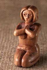 Fototapeta na wymiar Wooden figurine