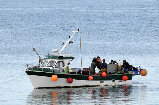 p&ecirc;cheurs au travail