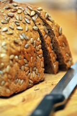 Brot mit Messer
