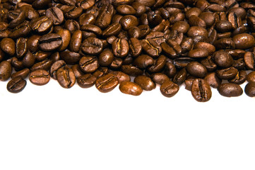 Background with coffee crop