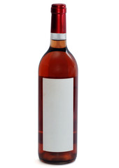 Rose wine bottle