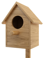 Obraz na płótnie Canvas wooden birdhouse