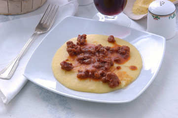 Polenta alla romagnola - Primi piatti Emilia Romagna