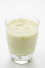 fresh fruit milk shake apple