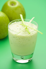 fresh fruit milk shake apple