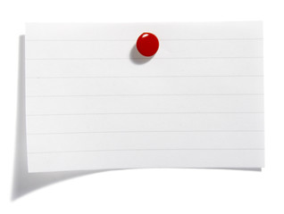 paper with red clip