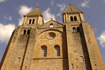 Conques Aveyron l'église