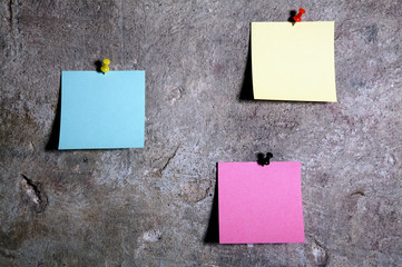 Piece of paper on grunge background